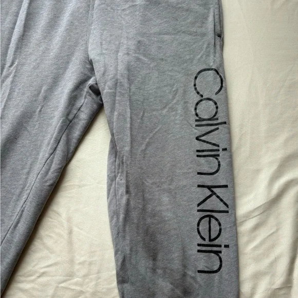 Calvin Klein Heather Gray Lounge Pants - Picture 2 of 5